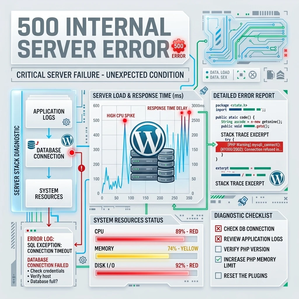500 Internal Server Error – Hogyan hárítsd el a belső szerverhibát?